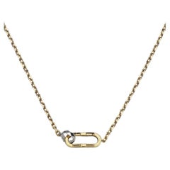 Gucci Link To Love 18ct Yellow Gold Chain Necklace YBB786671001