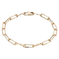 Gucci Link to Love 18K Rose Gold Chain Bracelet YBA744562001