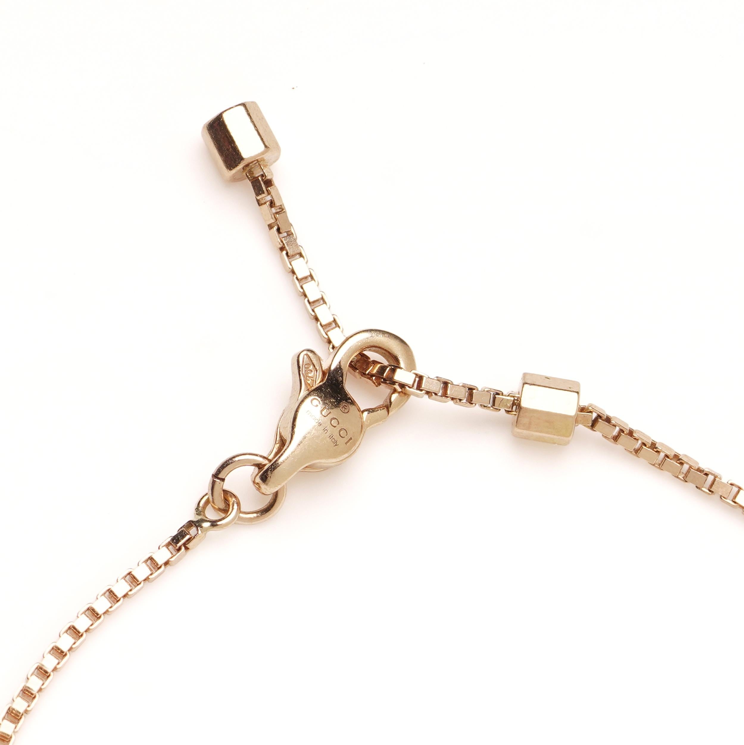 Gucci Link to Love bracelet with Gucci bar For Sale 1