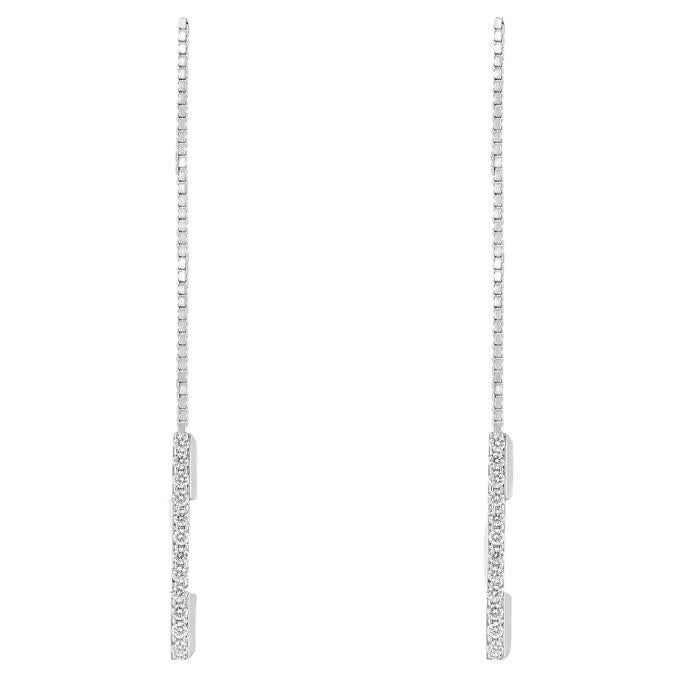 Gucci Link to Love Chain Earring with Diamonds YBD662139001