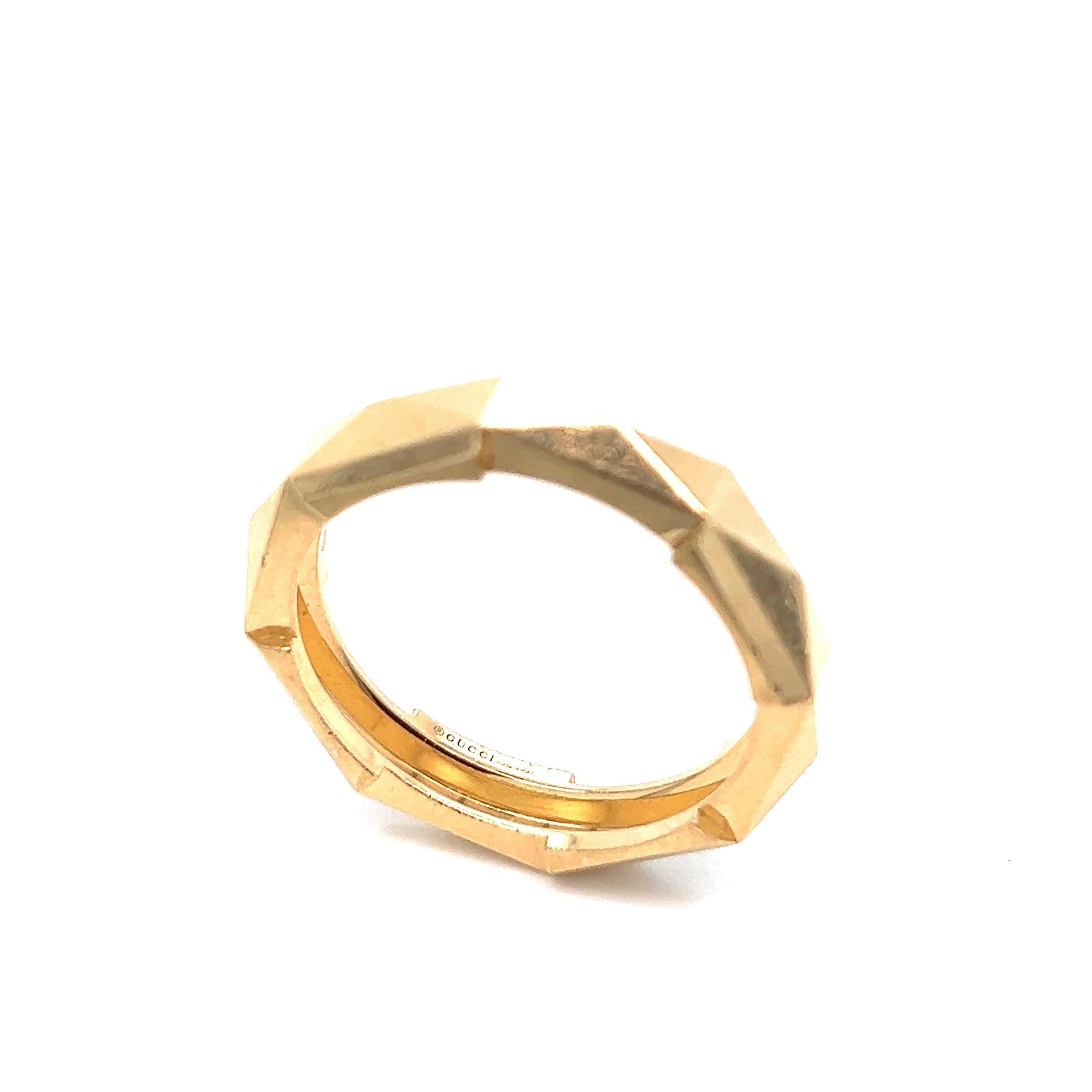 mens gold gucci ring