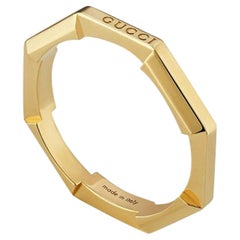 Gucci Link to Love Mirrored Ring in Yellow Gold YBC662194001