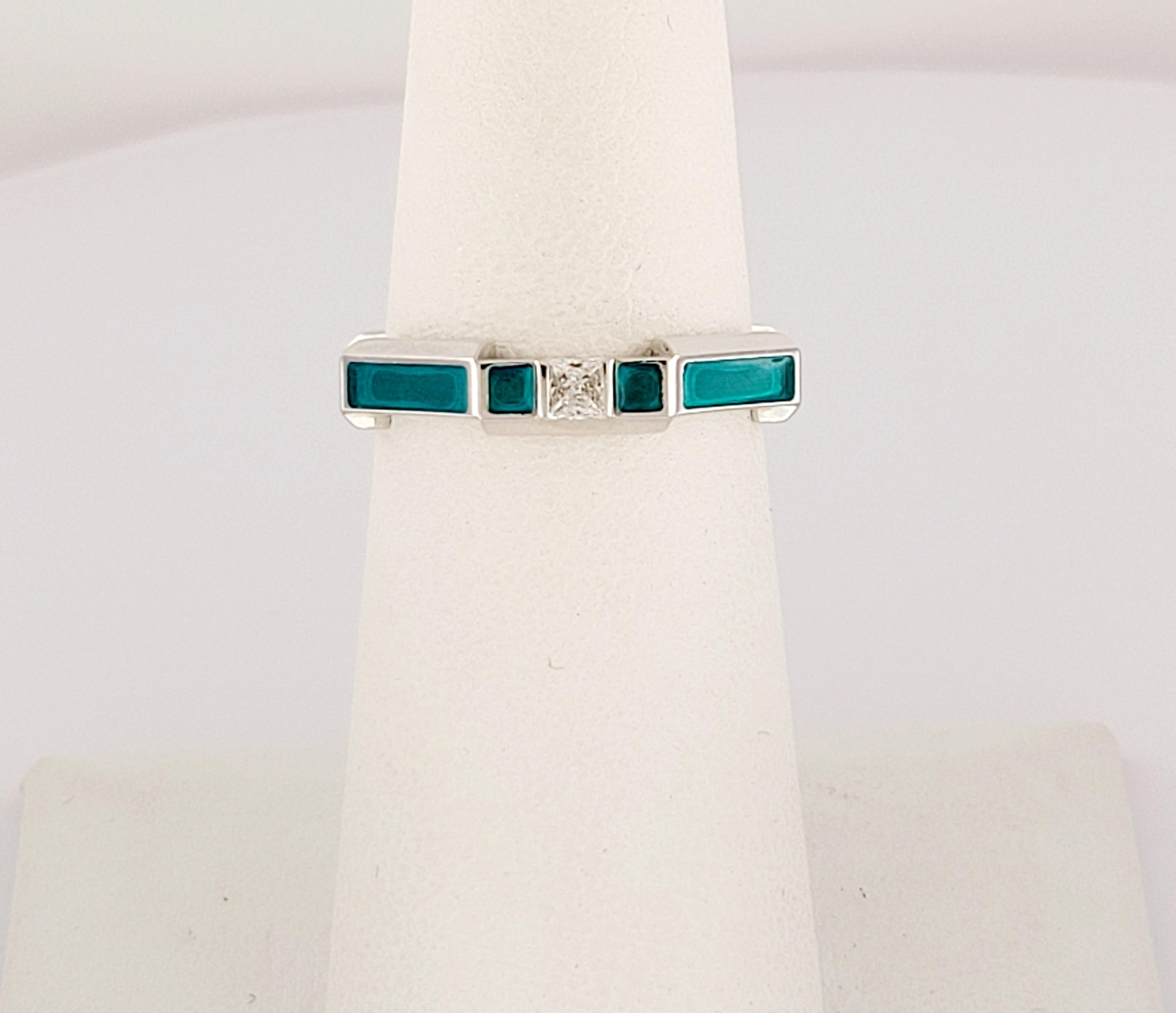 gucci enamel ring