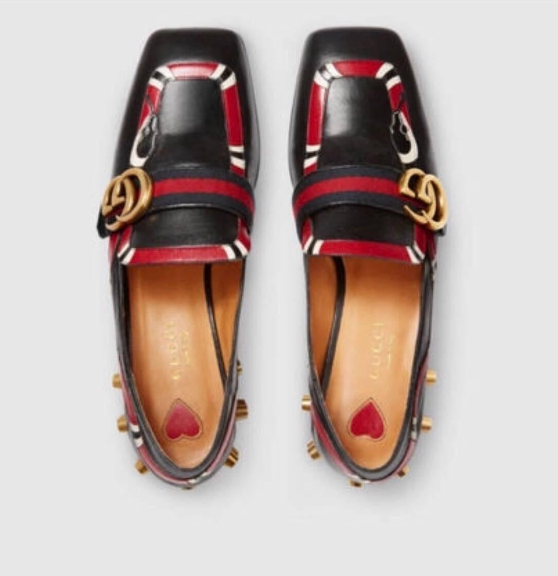 gucci loafers snake