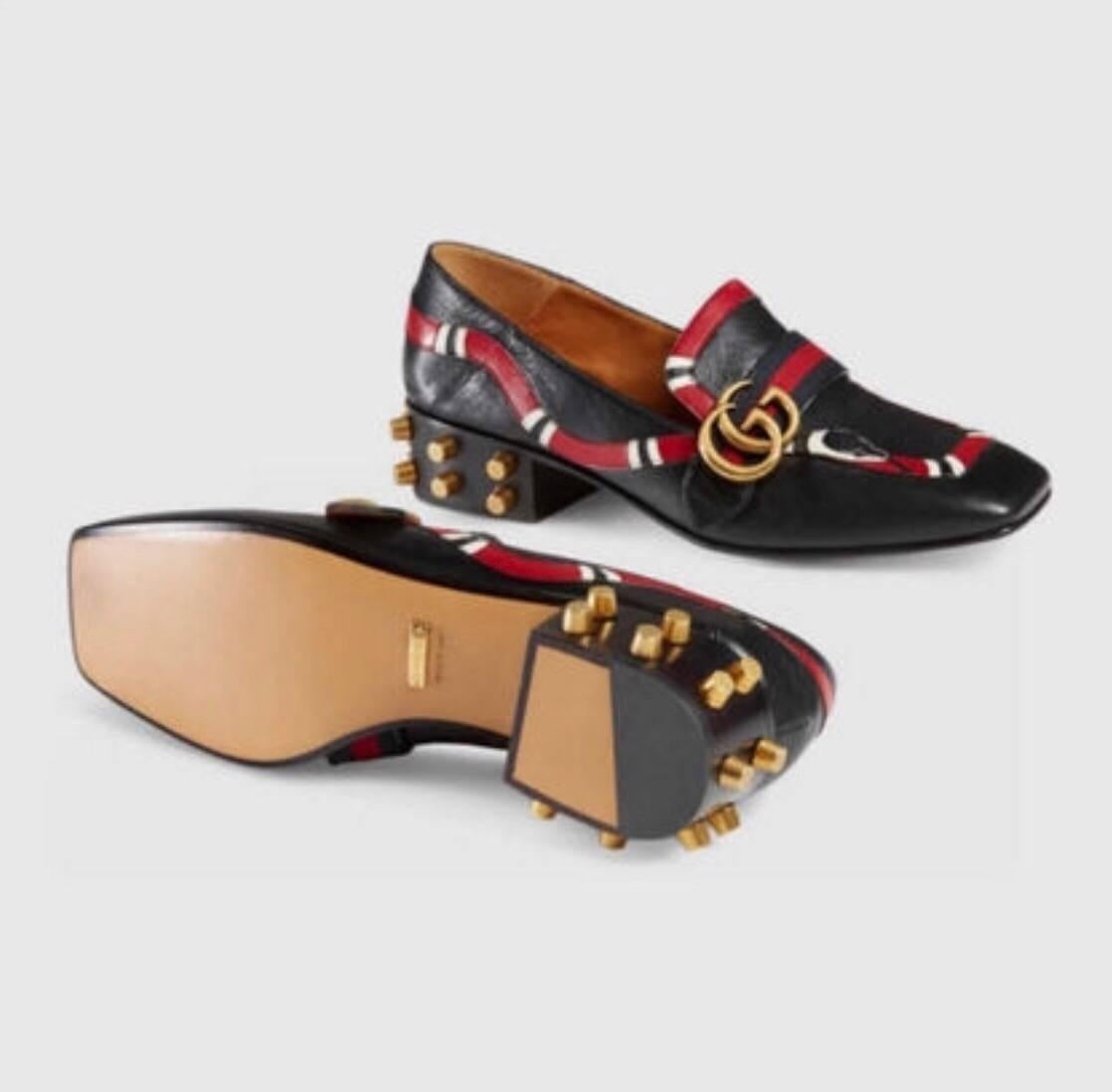 black gucci shoes