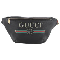 Gucci Logo Belt Bag Printed Leather Medium Gucci Logo Belt Bag Printed Leather Medium