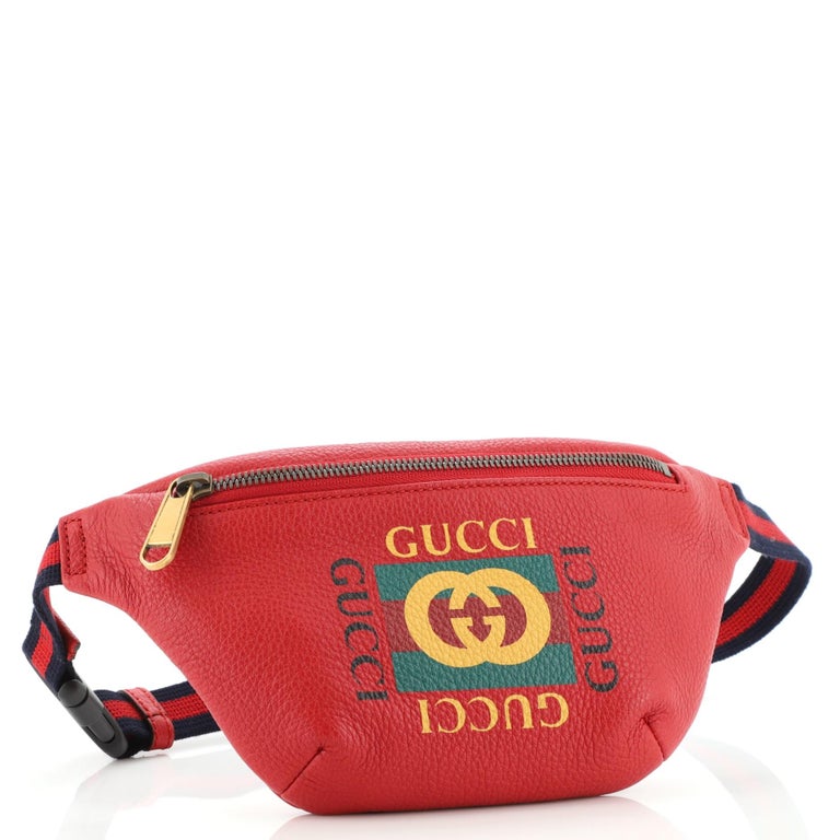 Gucci Logo Belt Bag Printed Leather Small At 1stDibs gucci-logo-belt-bag-printed-leather-small-at-1stdibs