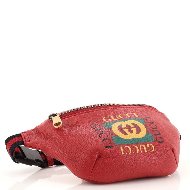 Gucci Logo Belt Bag Printed Leather Small At 1stDibs gucci-logo-belt-bag-printed-leather-small-at-1stdibs