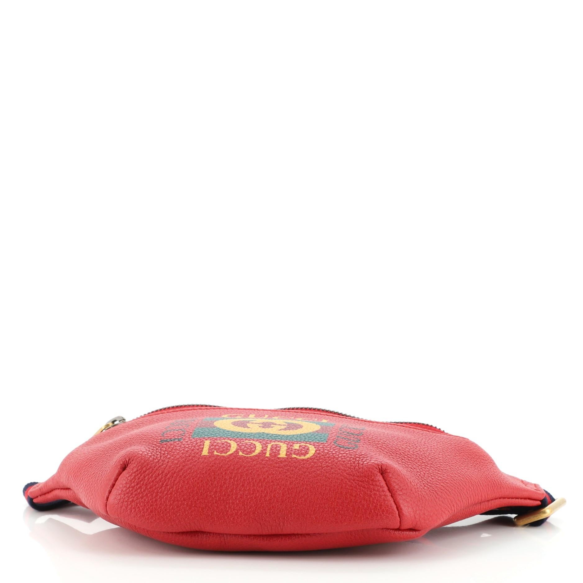 gucci fanny pack red