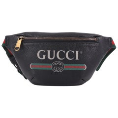 Gucci Logo Belt Bag Printed Leather Small Gucci Logo Belt Bag Printed Leather Small