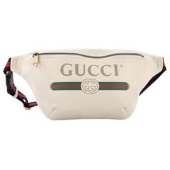 Gucci Logo Belt Bag Printed Leather Small Gucci Logo Belt Bag Printed Leather Small