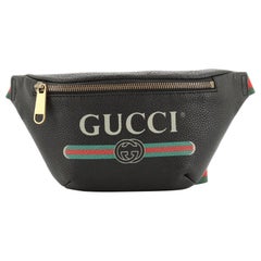Gucci  Logo Belt Bag Printed Leather Small