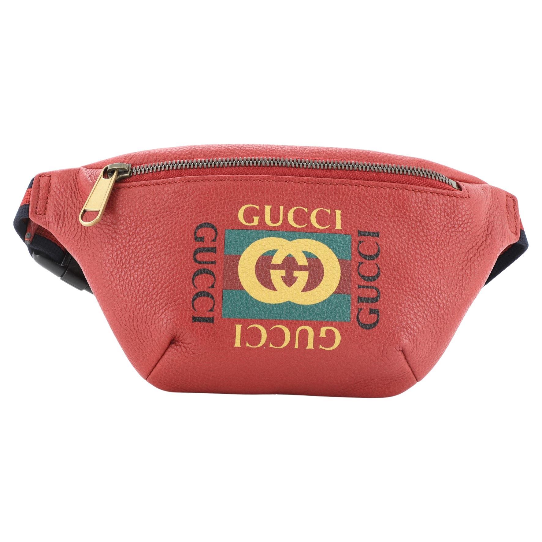 gucci red fanny pack