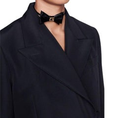 Gucci Logo Bow Tie Choker
