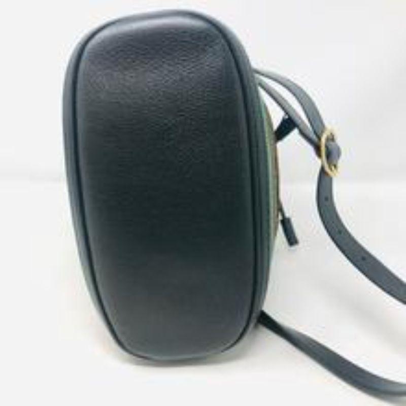 Ophia Gg Bucket Bag mit braunem Samt-Logo von Gucci im Angebot 1