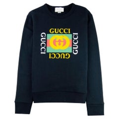 Vintage Gucci Logo Cotton Sweatshirt