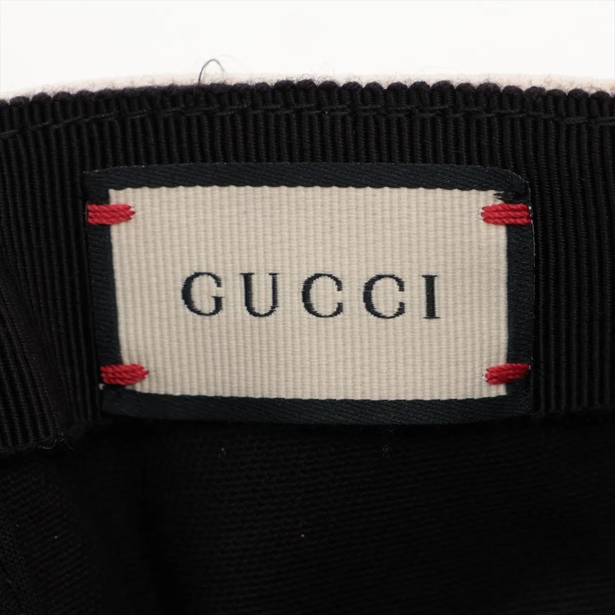 Gucci Logo Fascia in cotone CAP Nero in vendita 2