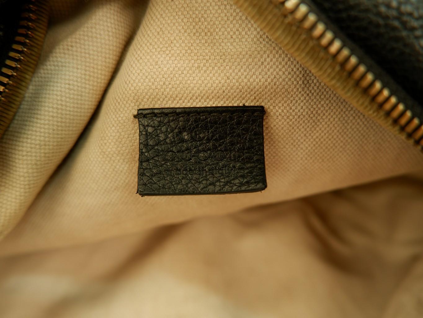 Gucci Logo Print Black Belt Bag 3