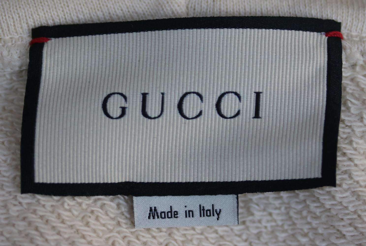 Women's or Men's Gucci Logo-Printed Cotton-Jersey Hooded Sweater