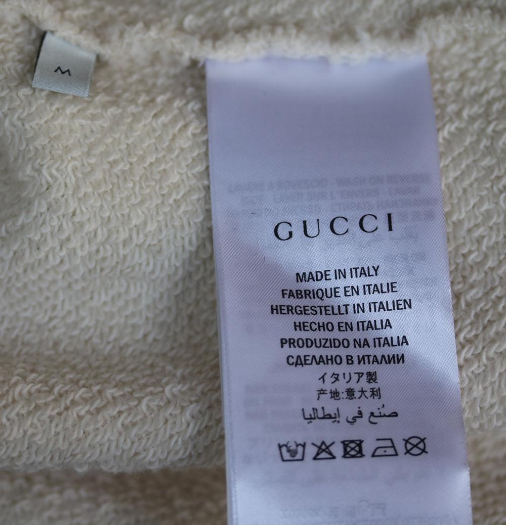 Gucci Logo-Printed Cotton-Jersey Hooded Sweater 1