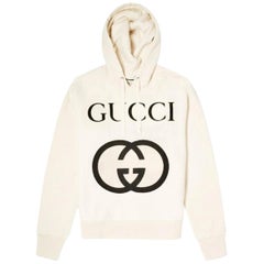 Gucci Logo-Printed Cotton-Jersey Hooded Sweater