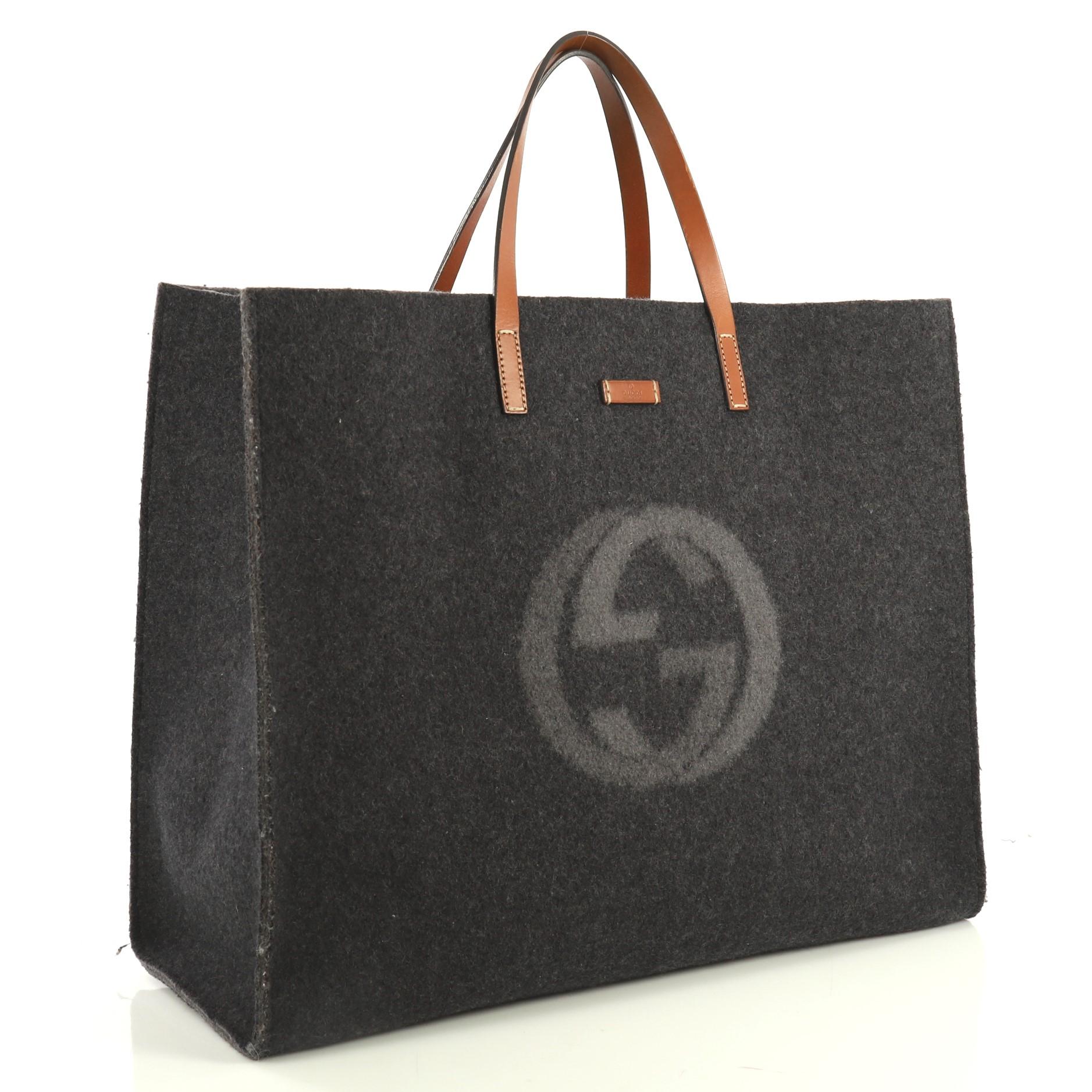 Gucci felt bag on sale