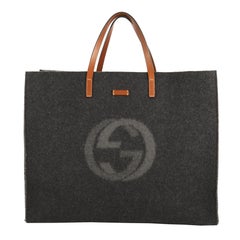 Gucci Logo Shopping Tote Felt Large