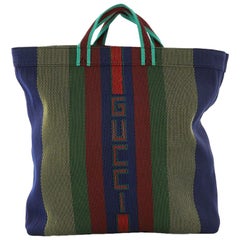 Gucci Logo Tote Woven Rubber Large