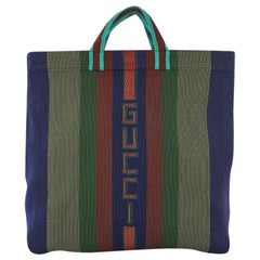Gucci Logo Tote Woven Rubber Large