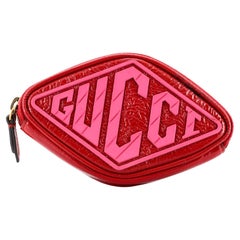 Gucci Logo Wrist Bag Patent and Rubber