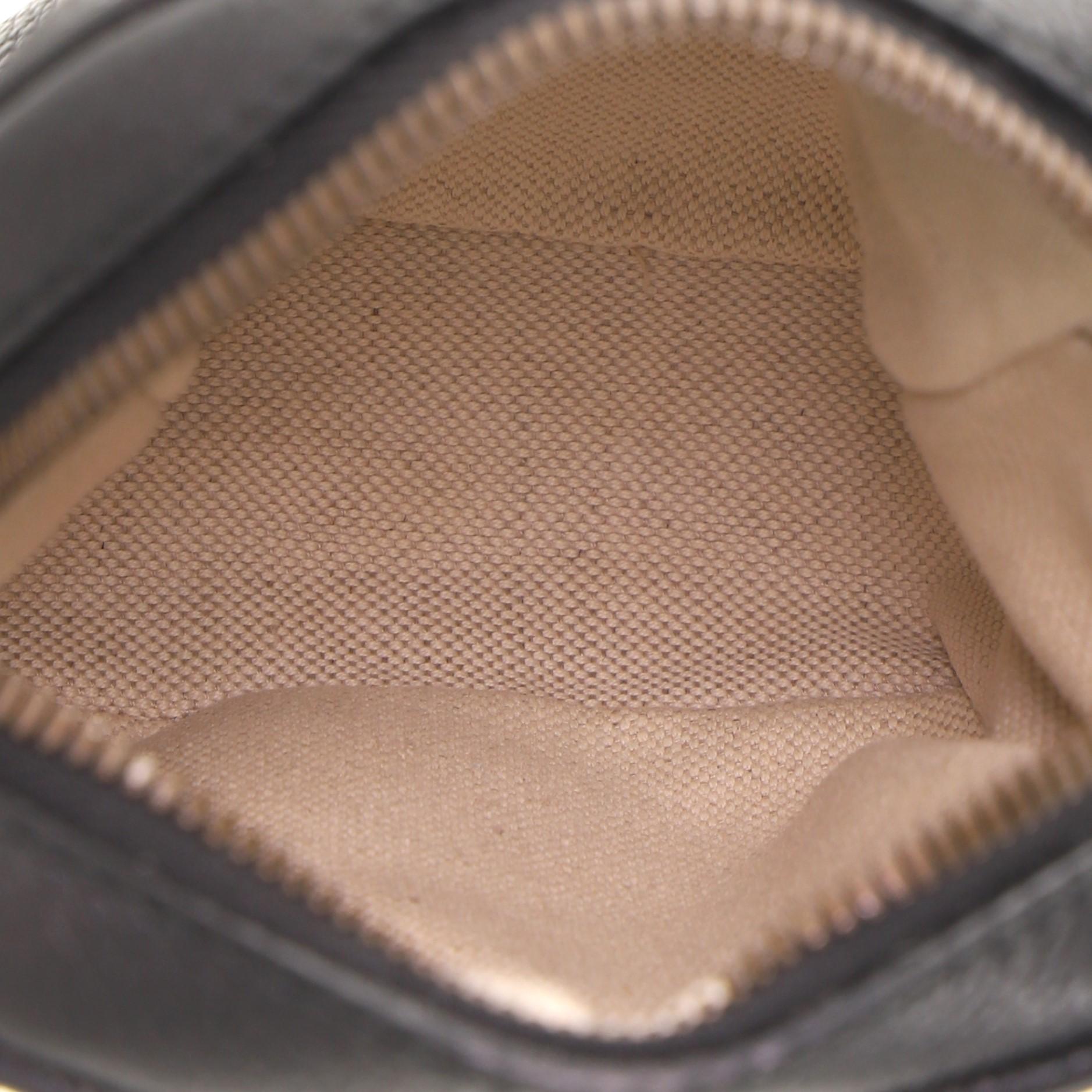 Women's or Men's Gucci Logo Zip Messenger Bag Printed Leather Mini