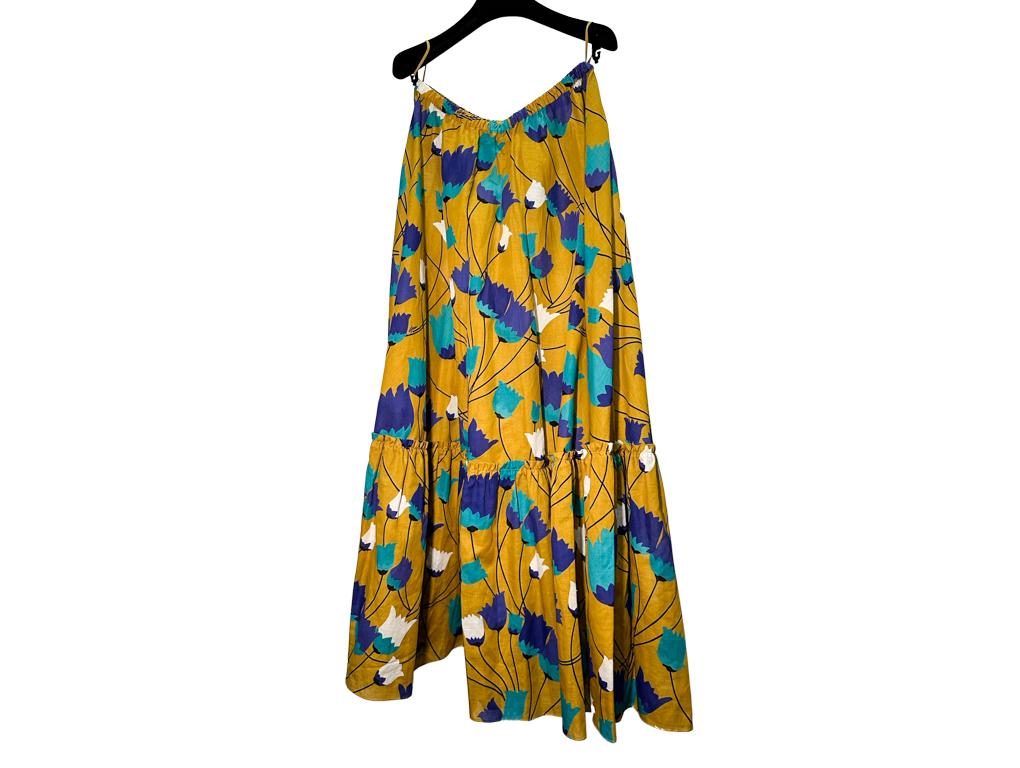 GUCCI LONG TULIP Flower Skirt  In Excellent Condition For Sale In London, GB