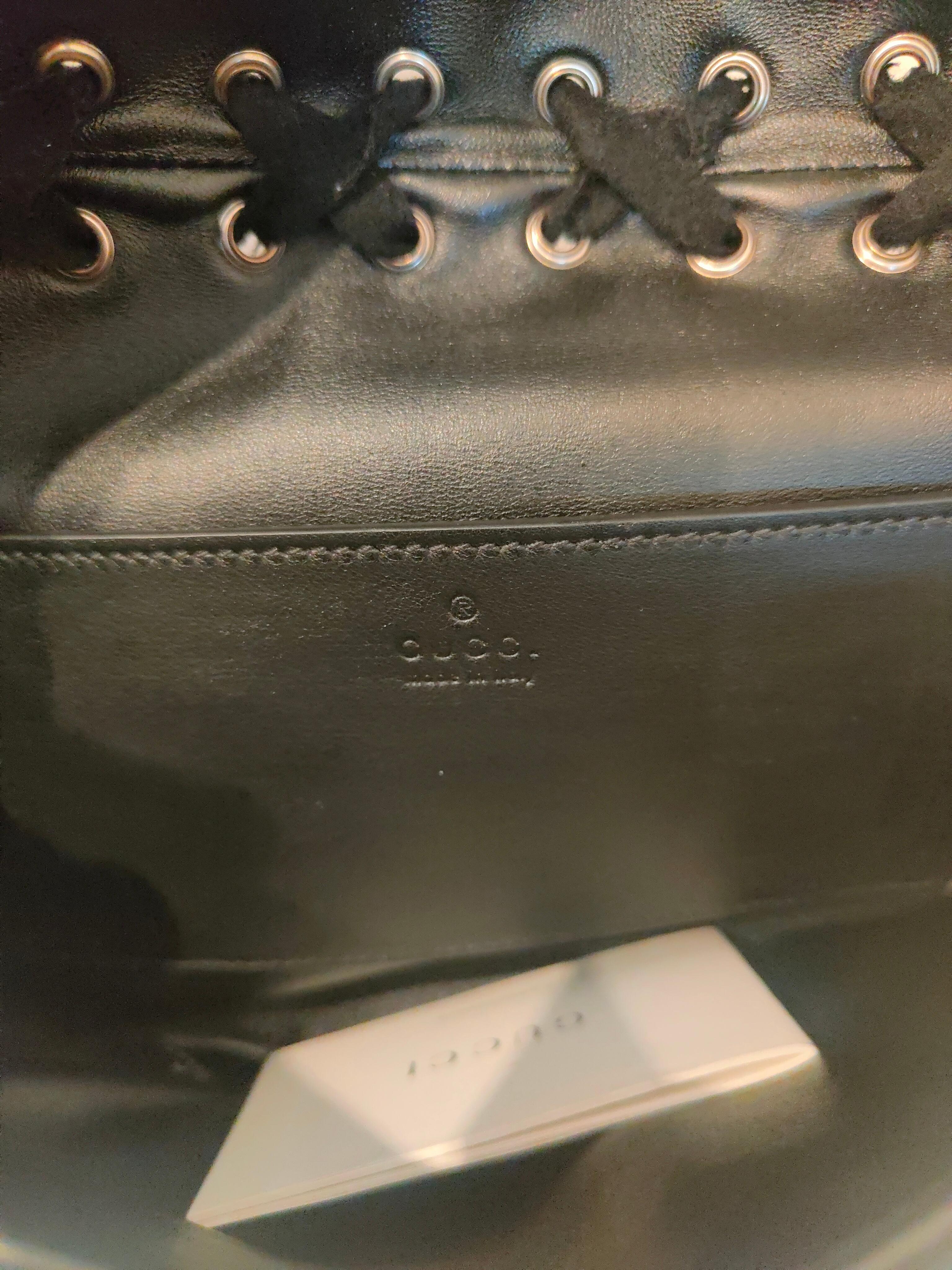 Gucci Love Parade black bag nwot In New Condition For Sale In Capri, IT