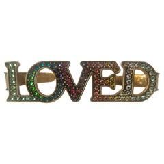 Gucci "loved" by Alessandro Michele ring NWOT