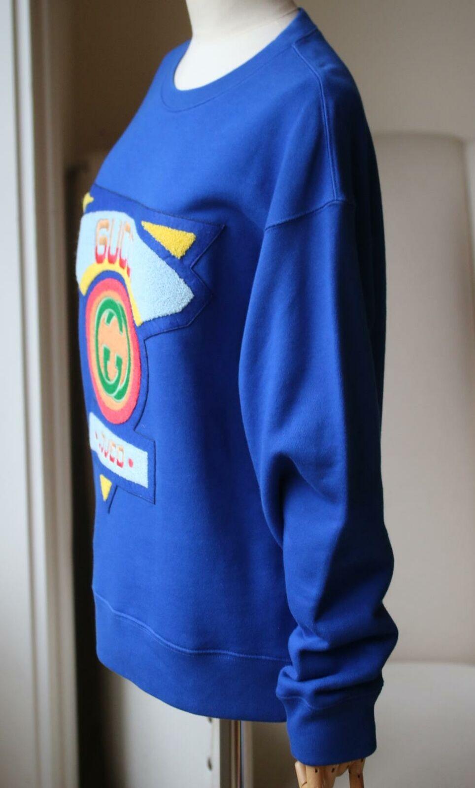 gucci 80s patch sweater