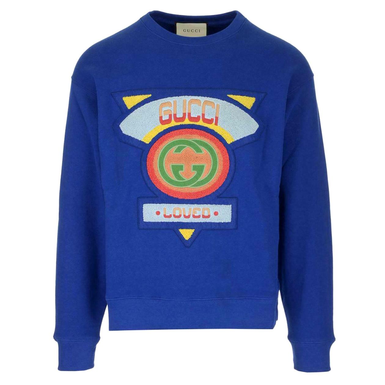 Gucci Loved-Patch Cotton-Jersey Sweatshirt 