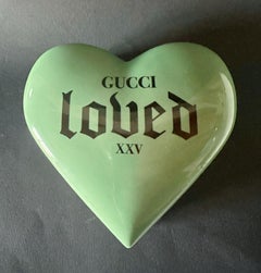 GUCCI "Loved" Porcelain Box with Rose Print