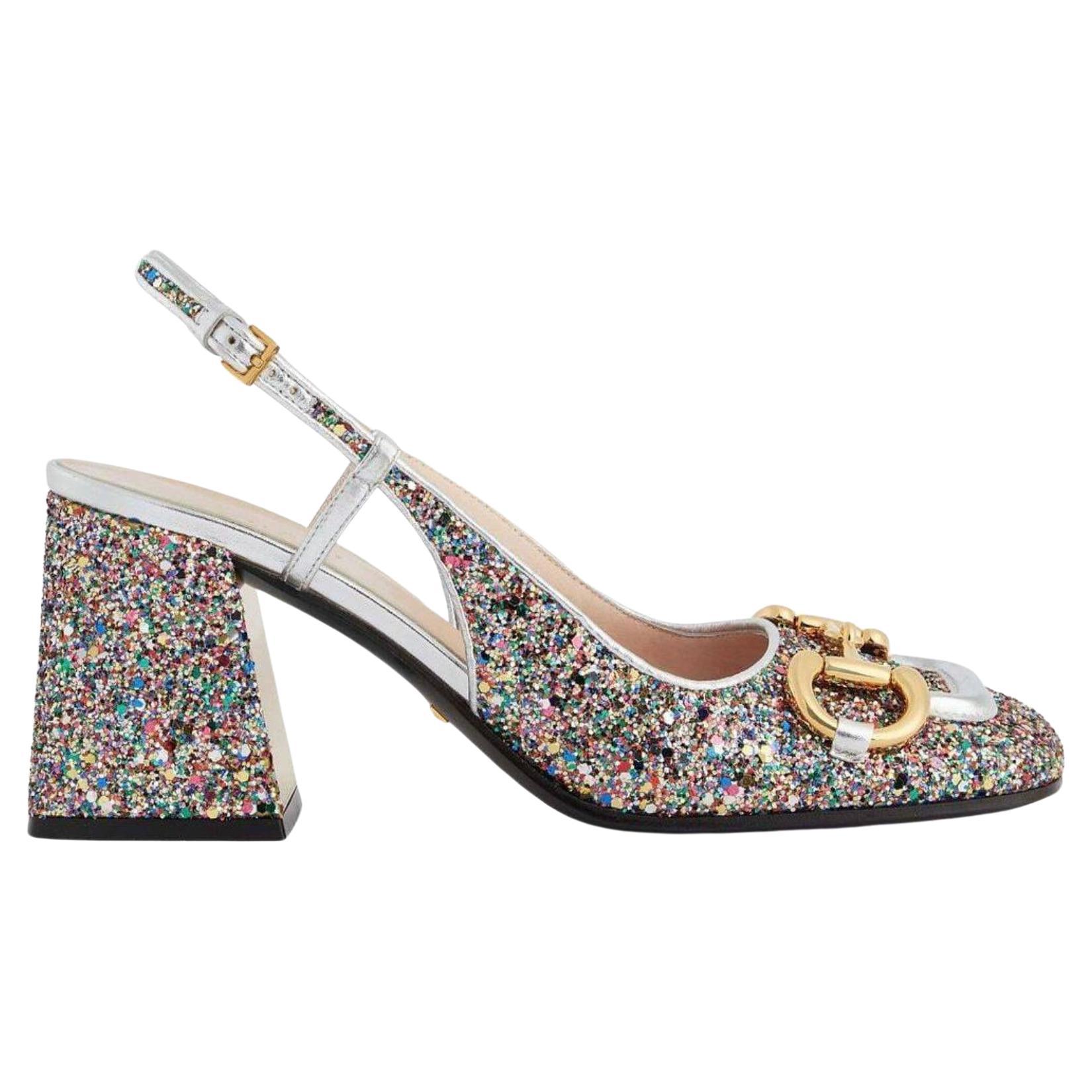 Gucci Lovelight Crystal Pumps Size 37