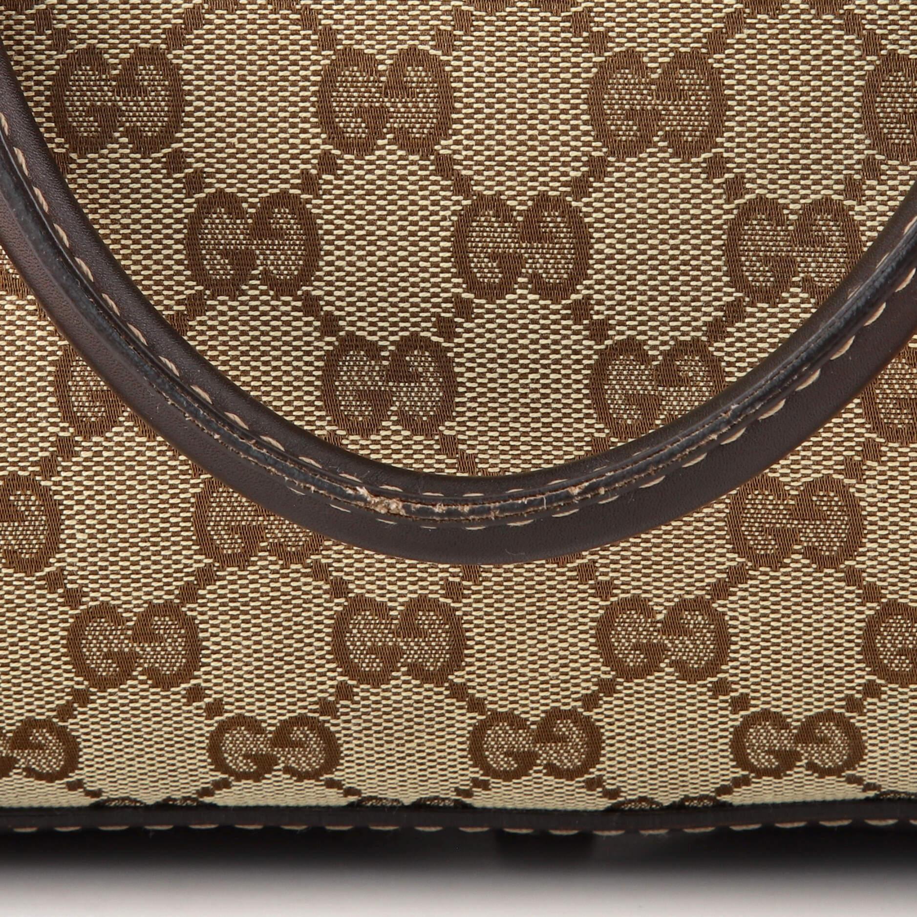 Gucci Lovely Heart Interlocking G Tote GG Canvas Small 2