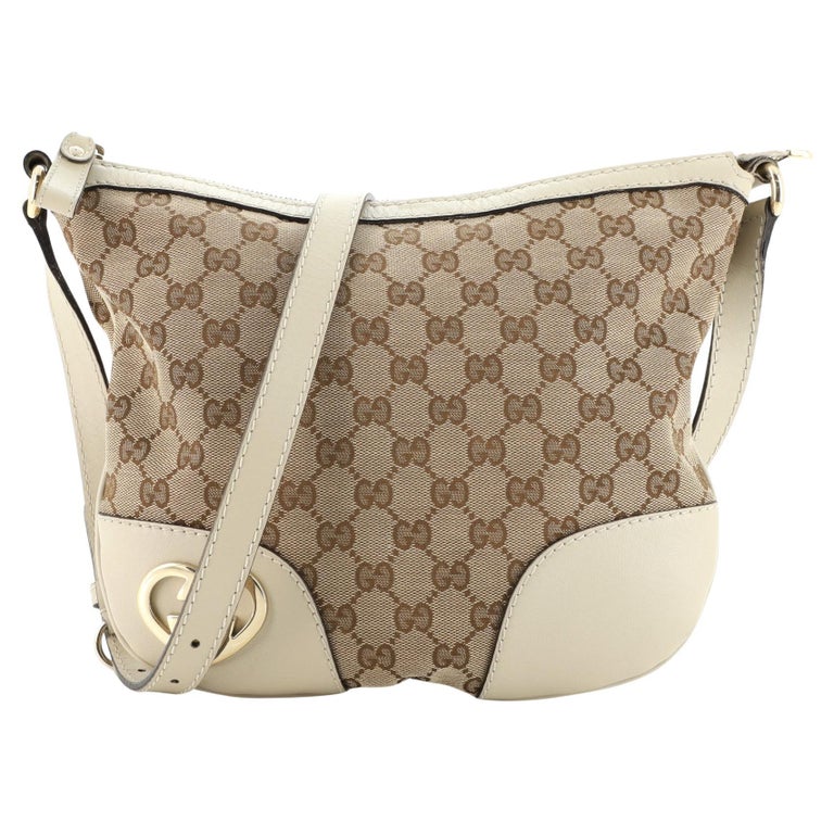 Gucci Lovely Hearts Interlocking G Crossbody Bag GG Canvas with Leather at  1stDibs