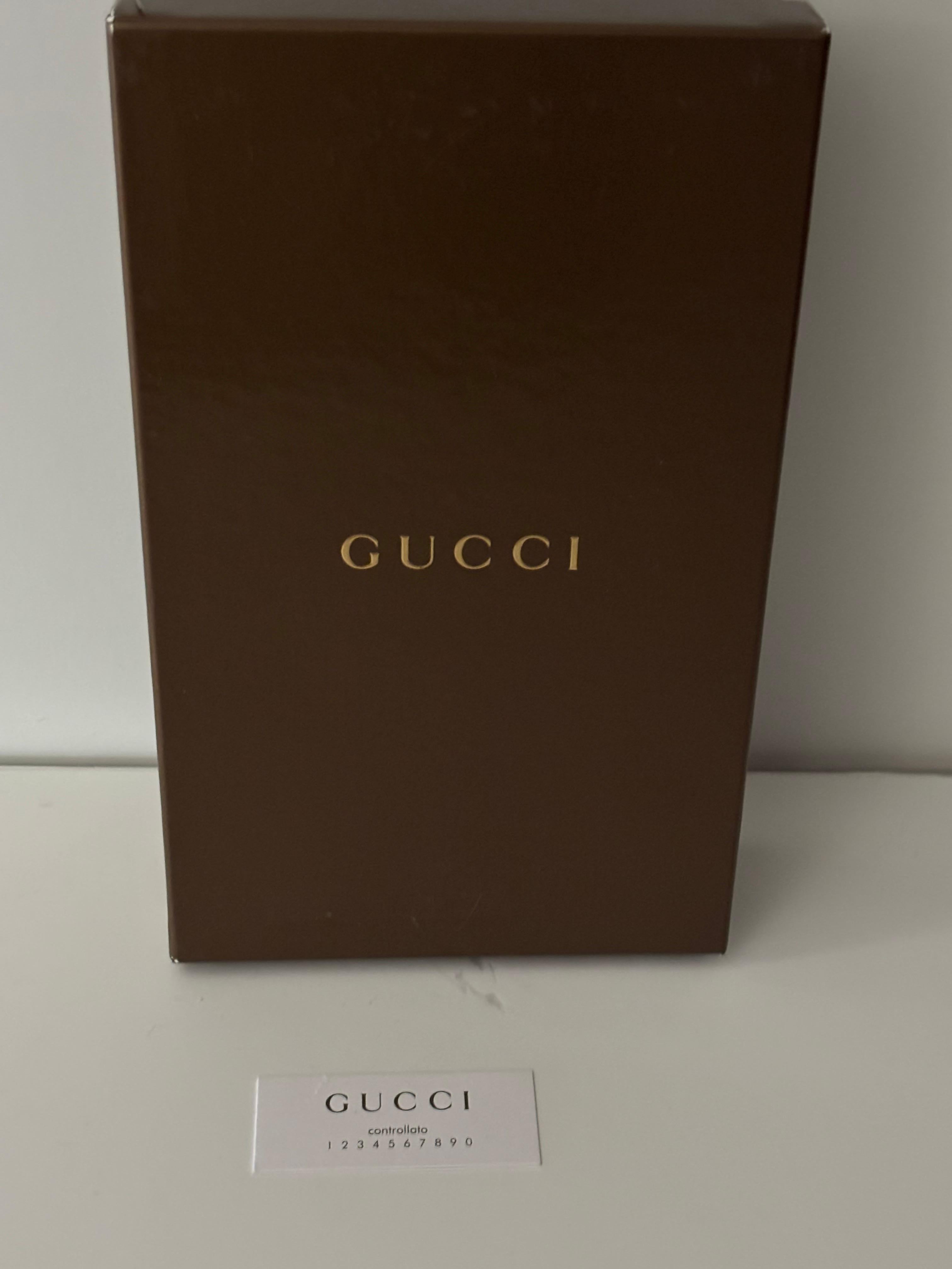 Noir Gucci Lulu Guccioli Poodle Key Ring/Bag Charm in Box en vente
