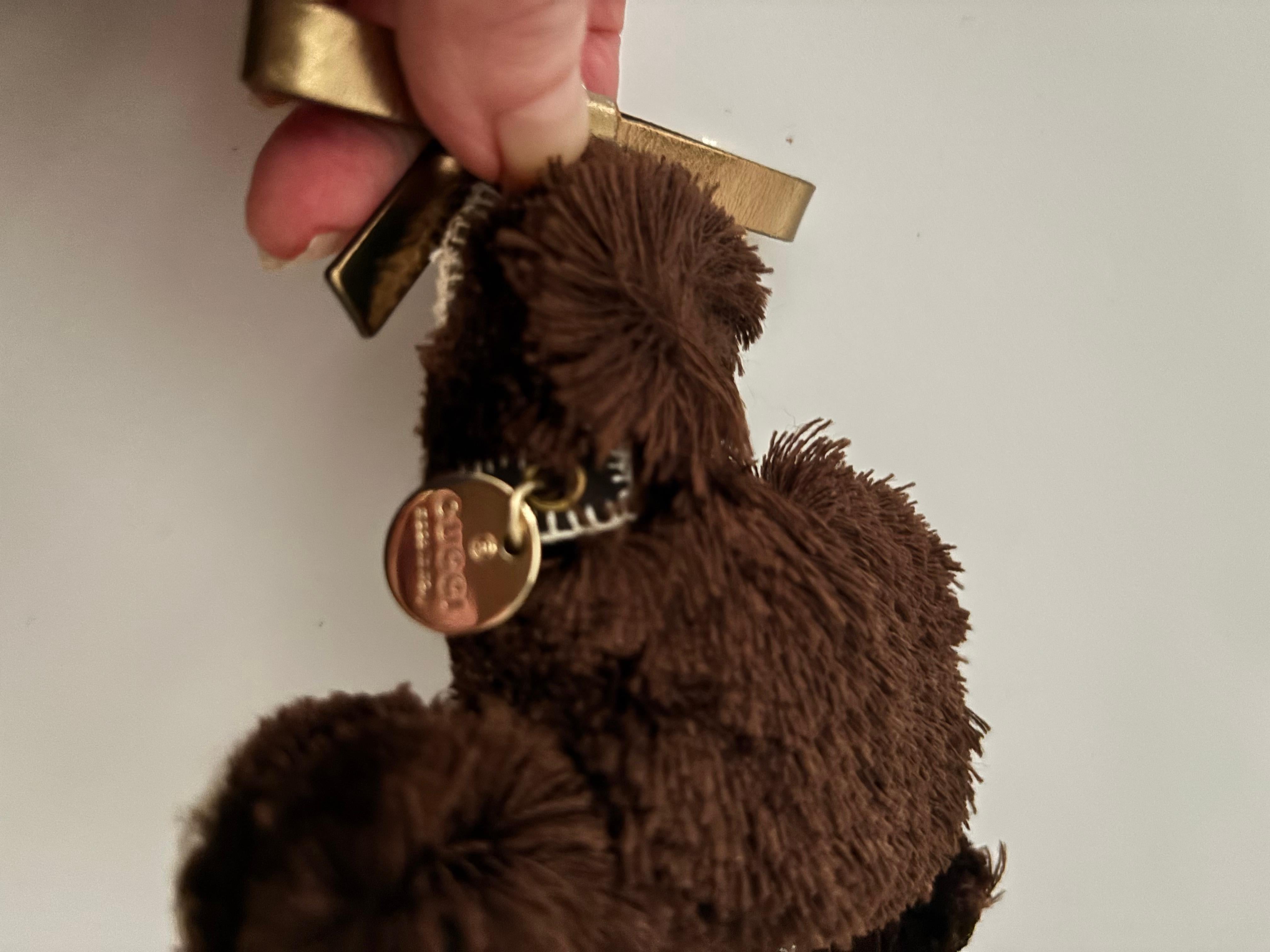 Gucci Lulu Guccioli Poodle Key Ring/Bag Charm in Box en vente 1