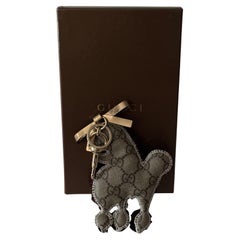 Gucci Lulu Guccioli Poodle Key Ring/Bag Charm in Box