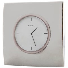 Gucci Luxury Vintage Table Clock, 1970s