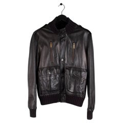 Gucci Madonna Leather Men Jacket Size 54IT(Large) S127
