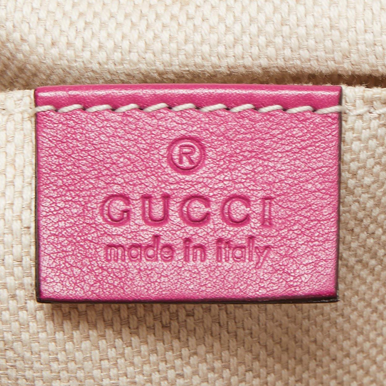 Gucci Magenta Patent Leather Small Soho Disco Crossbody Bag 3