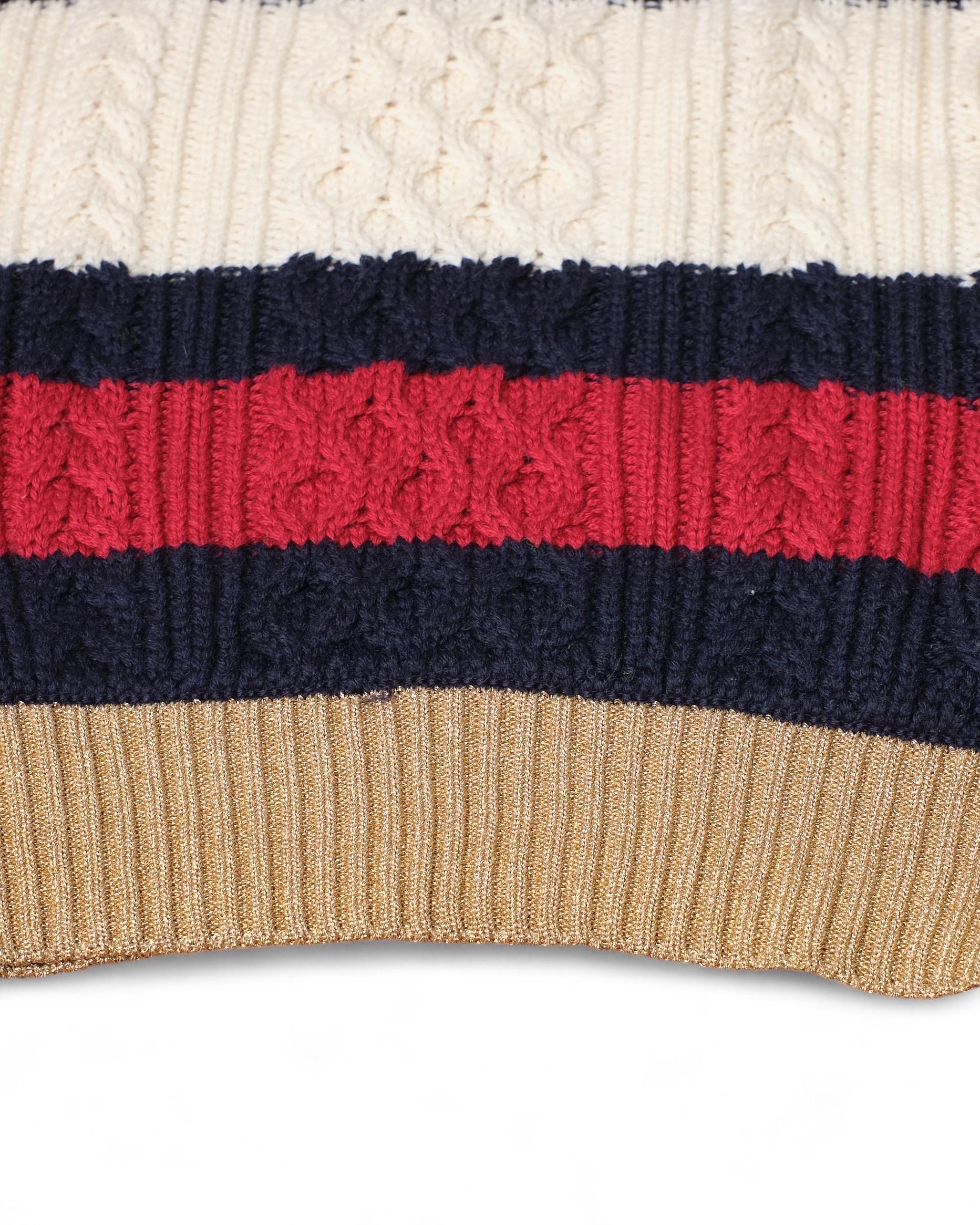 Gucci Maglione Fascia Web multicolore Pour femmes en vente