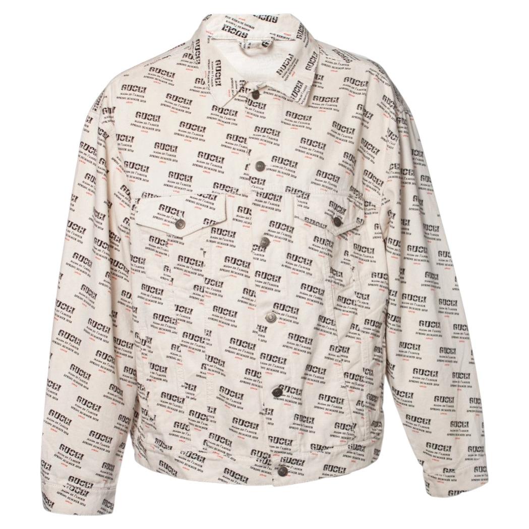 Gucci, Maison de L' amour Jeansjacke im Angebot