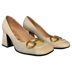 Gucci Malaga - Scarpe in pelle bianca IT 36
