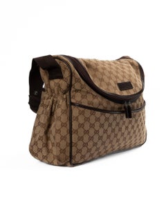 Gucci Mama Bag Medium GG Supreme Brown